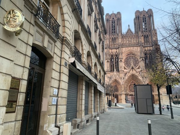 Etude notariale Reims Cathédrale